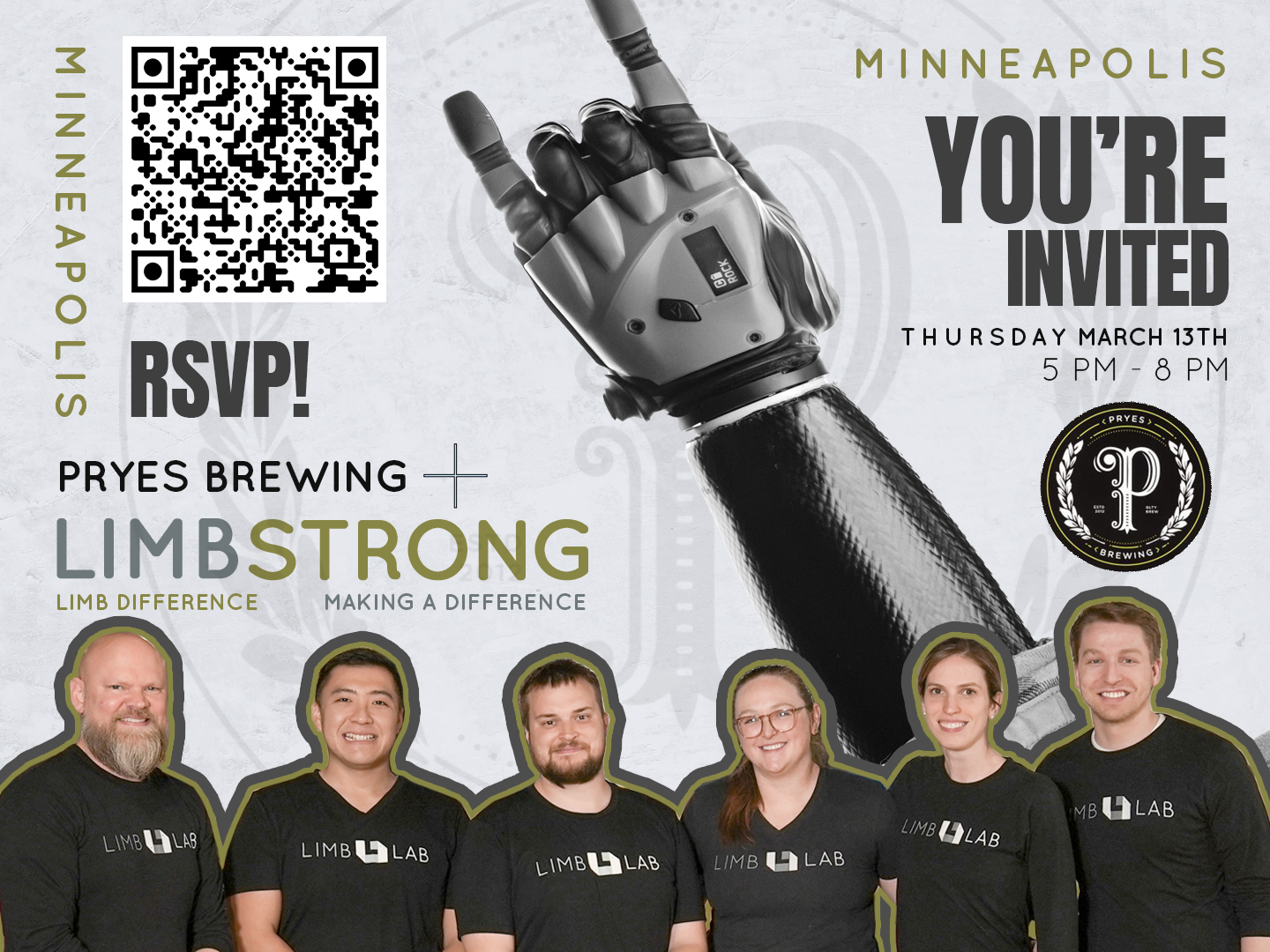 Limb Strong RSVP Pryes March 13th Minneapolis Blog Banner